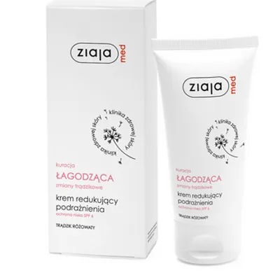 Ziaja med kuracja łagodząca zmiany trądzikowe krem redukujący podrażnienia ochrona niska spf 6 50 ml