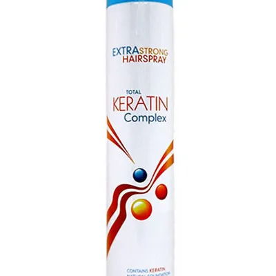 Ce-ce extra strong hairspray total keratin complex bardzo mocny lakier do włosów z keratyna 750 ml