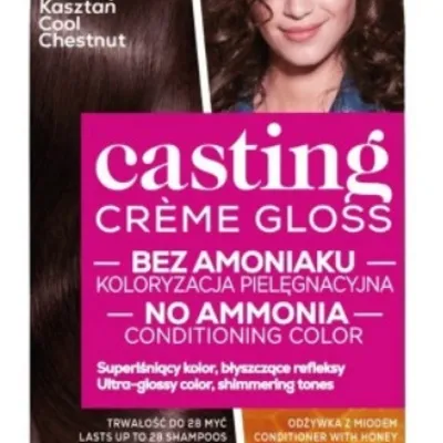L'oreal paris casting creme gloss farba do włosów 4102 chłodny kasztan