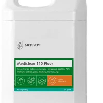 Mediclean 110 floor 5 l pamarańcza - koncentrat do mycia podłóg MEDISEPT