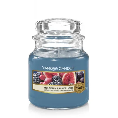 Yankee candle small jar mulberry & fig delight oil 104g