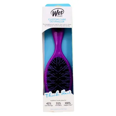 Wet brush detangler thick hair purple