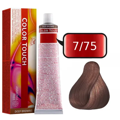 Wella color touch farba 60 ml 7/75