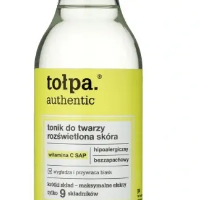 Tołpa authentic tonik rozświetlający hipoalergiczny 200 ml