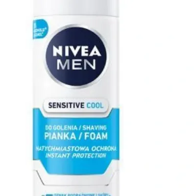 Nivea foam men sensitive cool pianka do golenia 200 ml