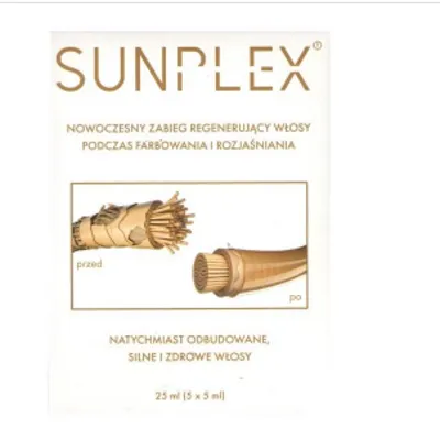 Sunplex - kuracja regenerująca włosy 5 x 5 ml