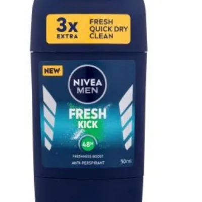 Nivea men fresh kick ntyperspirant w sztyfcie dla mężczyzn 50 ml