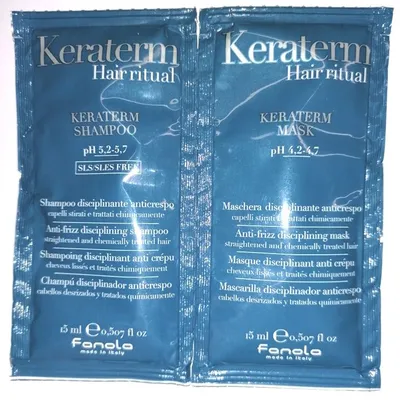 Fanola keraterm próbka szampon 15ml+maska 15ml