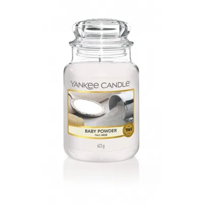 Yankee candle baby powder słoik duży 623g