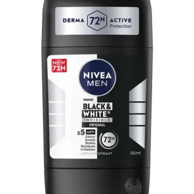 Nivea men black & white original antyperspirant w sztyfcie dla mężczyzn 50 ml