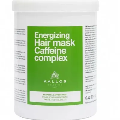 Kallos keratin & caffein energizing mask 1000 ml