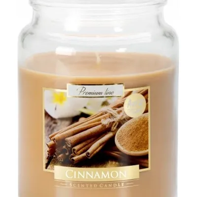 Bispol świeca zapachowa duża cinnamon 500 g cynamon
