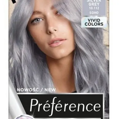 L'oreal paris recital farba do włosów silver grey 10.112 vivid colors