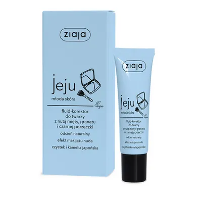 Ziaja fluid-korektor do twarzy z nutą mięty,granatu i czarnej porzeczki 30ml