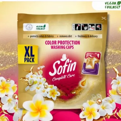 Sofin kapsułki do prania kolorowych tkanin color ochrona kolorów xl 42 szt