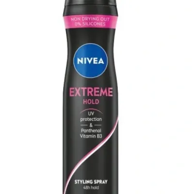 Nivea 6 extreme hold lakier do włosów 250 ml silna kontrola stylizacji