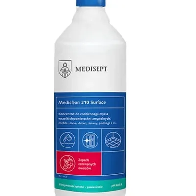 Medisept mediclean 210 surface czerwone owoce koncentrat do mycia powierzchni 1 l