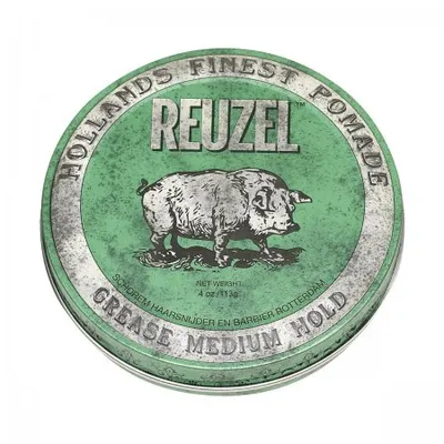 Reuzel green grease medium hold pomade 113g