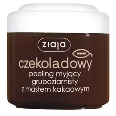 Ziaja czekoladowy peeling myjący gruboziarnisty z masłem kakaowym 200ml