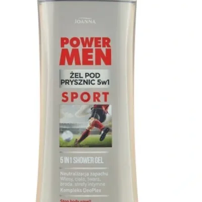 Joanna power men żel pod prysznic 5w1 sport deoplex 300 ml