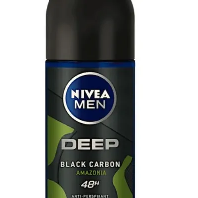 Nivea antyperspirant roll-on men deep black carbon amazonia 50 ml