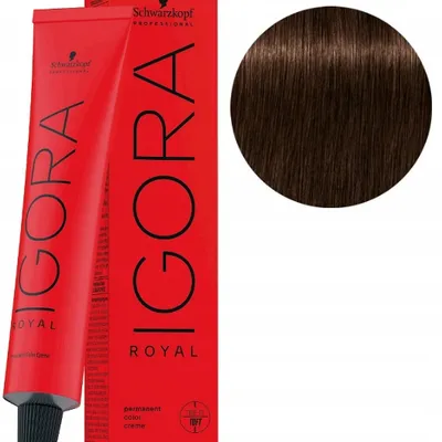 Schwarzkopf farba igora royal 60ml 4-6 średni brąz czekoladowy