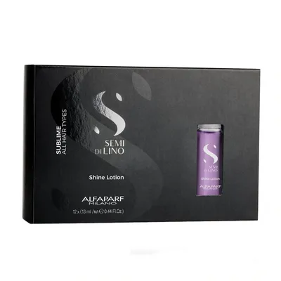 Alfaparf semi di lino sublime shine lotion 12x13 ml