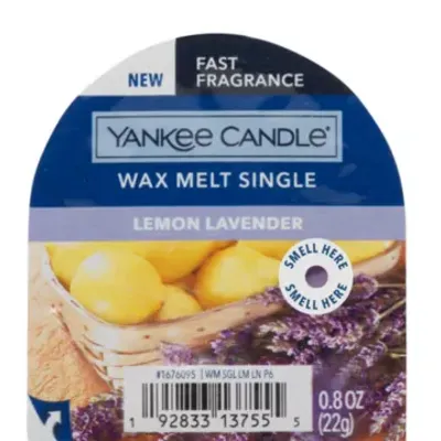 Yankee candle lemon lavender wosk 22g