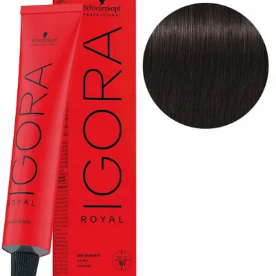 Schwarzkopf farba igora royal 60ml 3-0 ciemny brąz naturalny