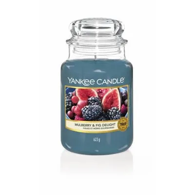 Yankee candle mulber& fig delight słoik duży 623g