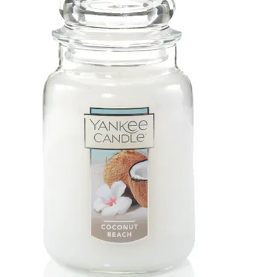 Yankee candle large jar coconut beach 623g