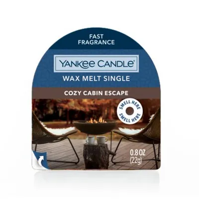 Yankee candle classic wax cozy cabin escape 22 g