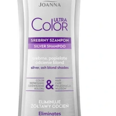 Joanna ultra color szampon srebrne odcienie blond 400 ml