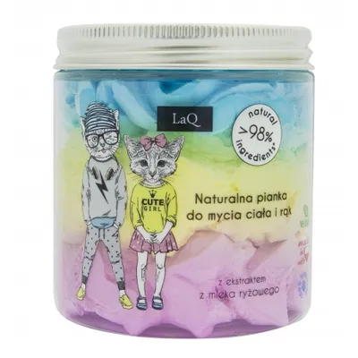 Laq 3-kolorowa pianka myjąca dla dzieci 130g