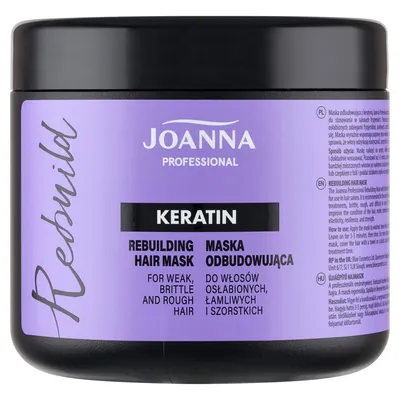 Joanna professional rebuild keratin maska odbudowująca 500 g