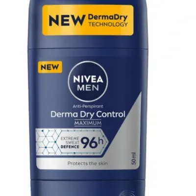 Nivea men derma dry control antyperspirant w sztyfcie dla mężczyzn 50 ml