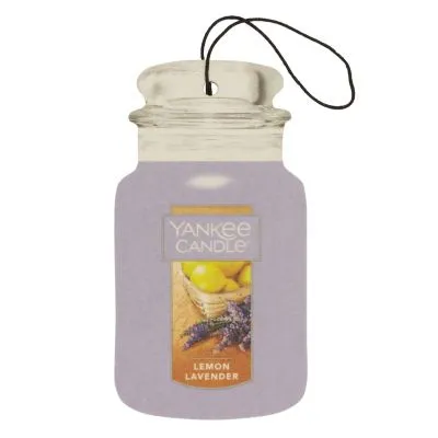 Yankee candle car jar single lemon lavender