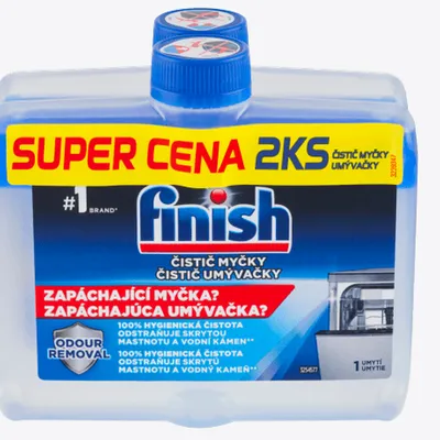 Finish płyn do czyszczenia zmywarek duopack 2x 250 ml regular
