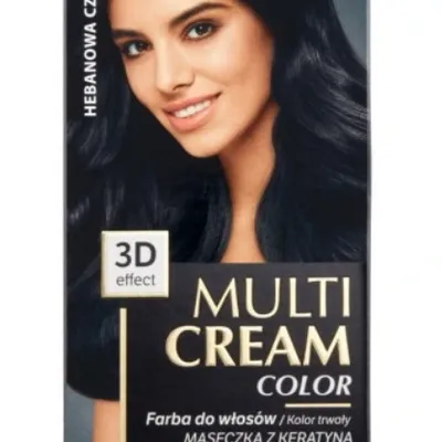 Joanna multi cream color farba do włosów hebanowa czerń 42