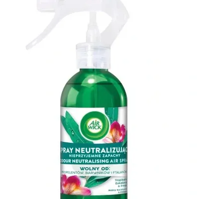Air wick spray neutralizujący nieprzyjemne zapachy tropikalny eukaliptus & frezja 237 ml