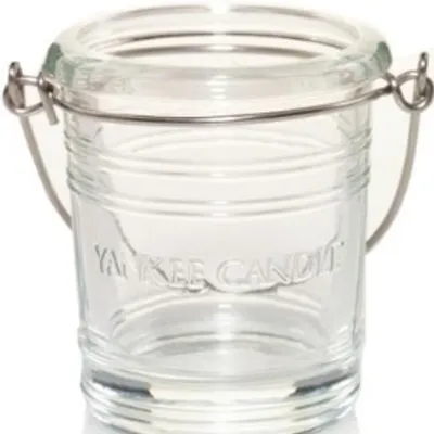 Yankee candle bucket votive holder clear