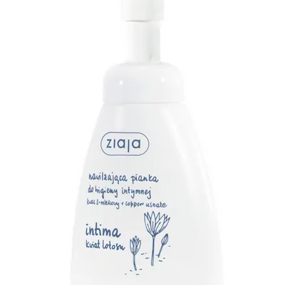 Ziaja intima pianka nawilżająca do higieny intymnej.kwiat lotosu.kwas mlekowy+cpper usnate 250ml