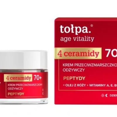 Tołpa age vitality krem przeciwzmarszczkowy 70+ odżywczy 50 ml