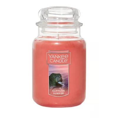 Yankee candle large jar cliffside sunrise 623g