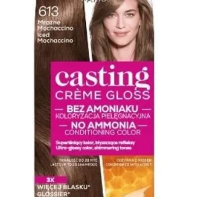 L'oreal paris casting creme gloss farba do włosów 613 mroźne mochaccino