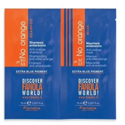 Fanola no orange próbka szampon15ml + maska 15ml