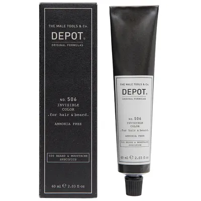 Depot no. 506 półtrwały krem koloryzujący bez amoniaku do włosów i brody 60 ml natural graphite