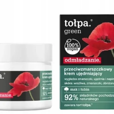 Tołpa green krem na noc przeciwzmarszczkowy i ujędrniający 50 ml
