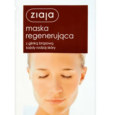 Ziaja vegan maska regenerująca z glinką szarą 7g