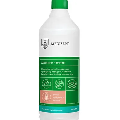 Medisept mediclean 110 płyn floor do mycia podłóg owoce egzotyczne 1 l